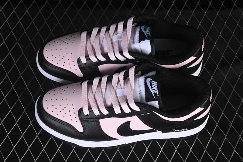 All categories Nk SB Dunk Series Nk SB Dunk Low High-end customized low-top sneakers Nike SB Dunk Low black and pink Valentine's Day low-top casual sneakers DD1391-100
